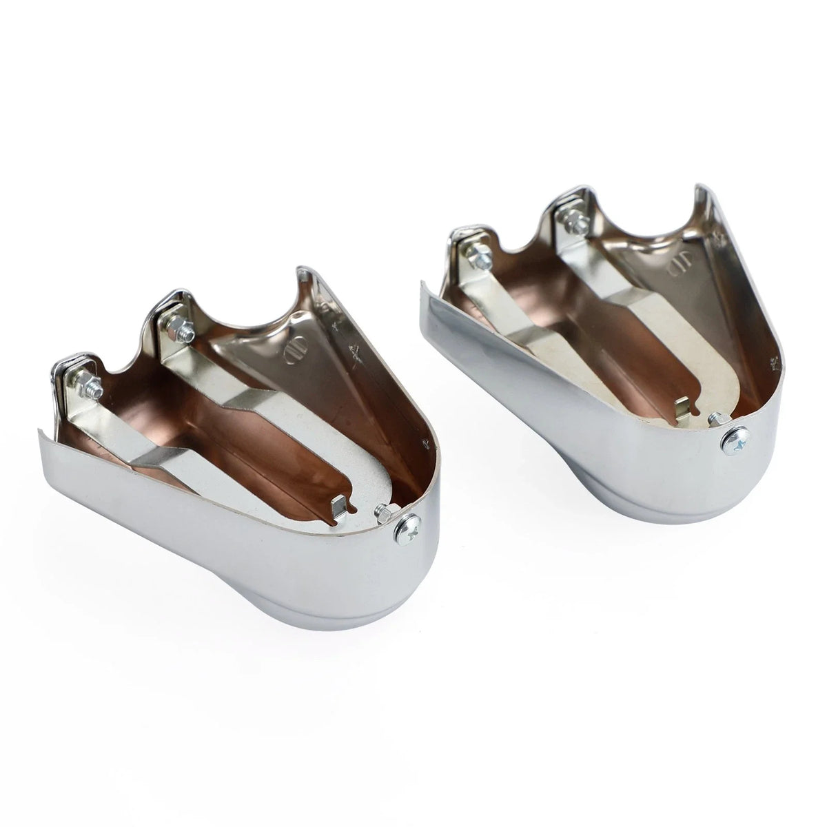 Rear Axle Covers Set of 2 in Chrome for Harley Softail FLS FLSTN 2008-2017