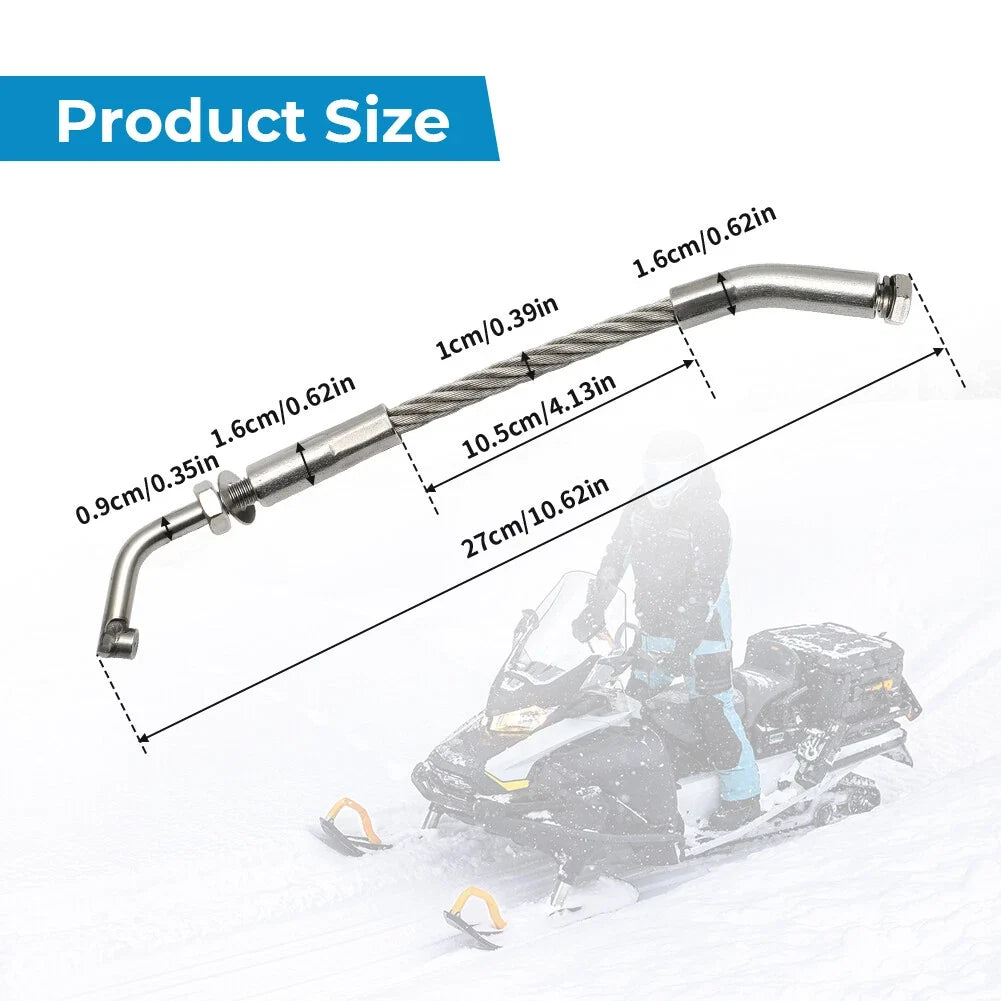 Snowmobile Ice Scratchers with Carbide Tips - Reverse Compatible