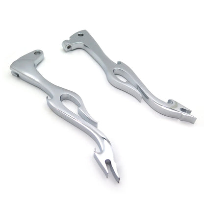 Chrome Brake Clutch Levers for Yamaha Virago 250 V Star (1995–2007)