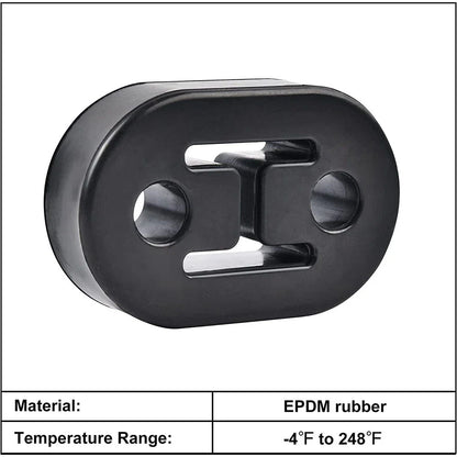Polyurethane Exhaust Hanger Set (4 Pieces) for Universal Applications