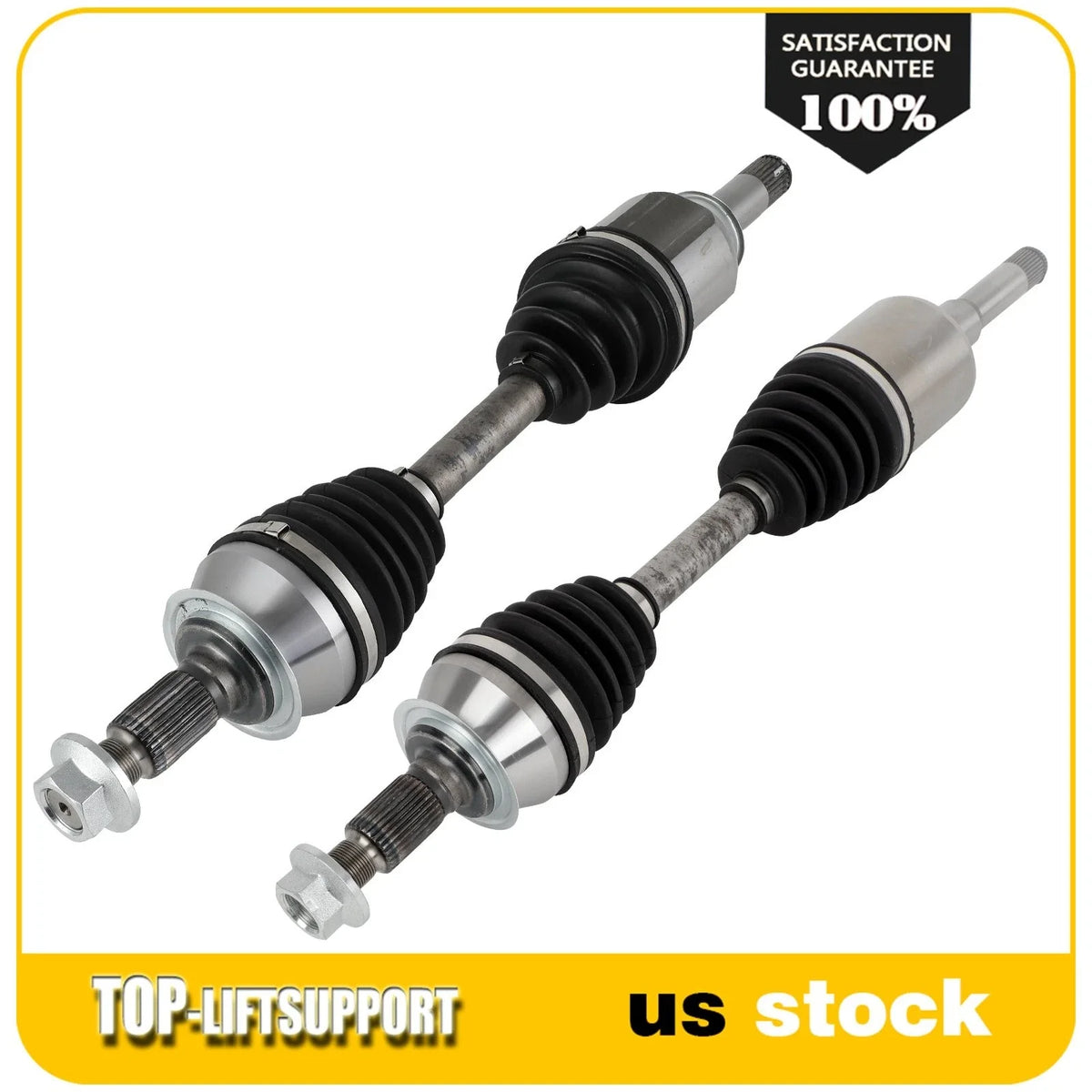 2X Front CV Axles for Chevy Impala Malibu Regal Lacrosse (2014–2016)
