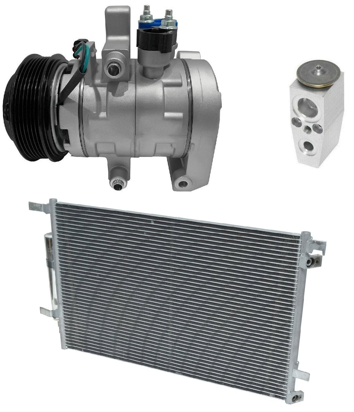 A/C Compressor Kit With Condenser for Ford Mustang 5.2L (2018–2018)