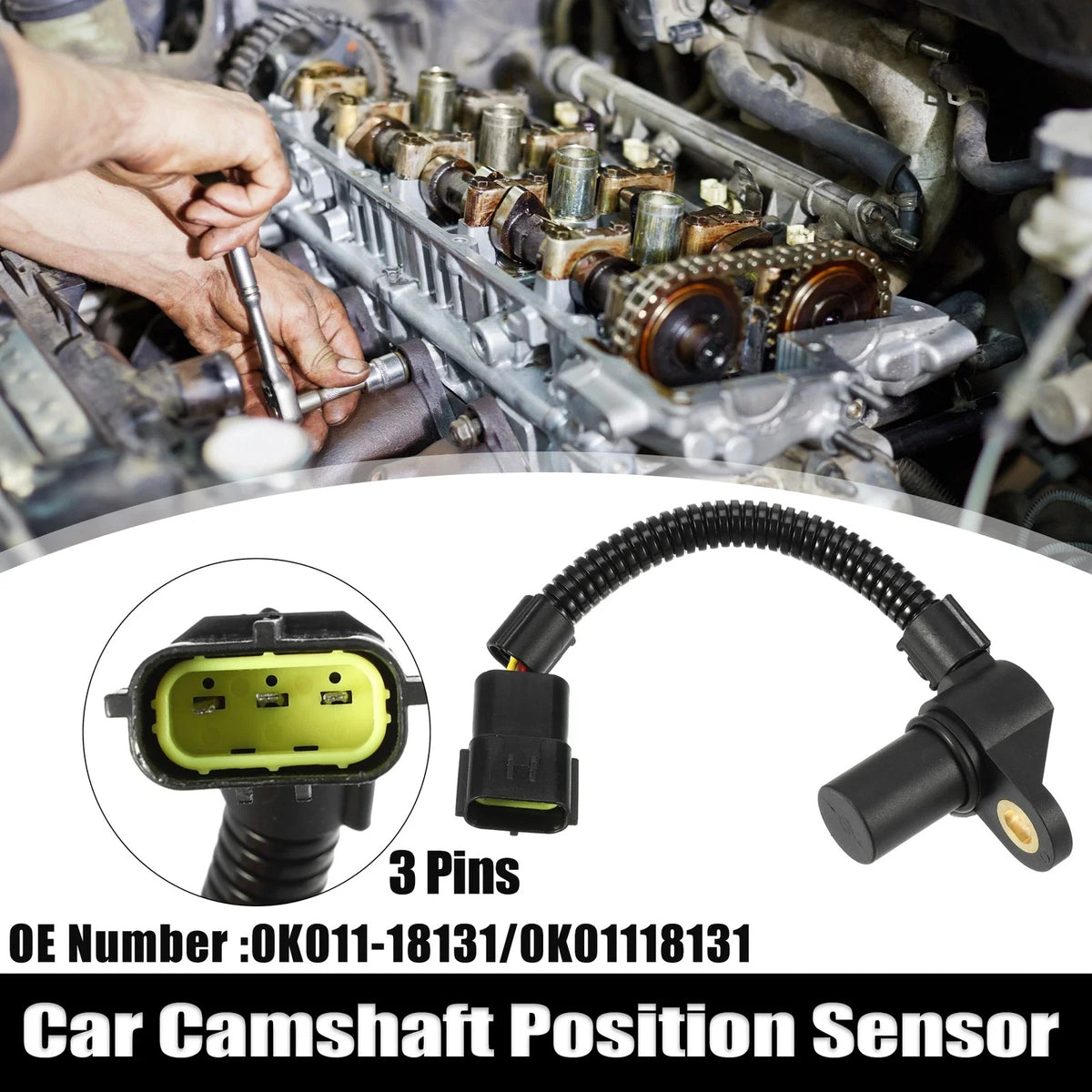 Camshaft Position Sensor No. 0K01118131 for Kia Spectra (2000–2001)