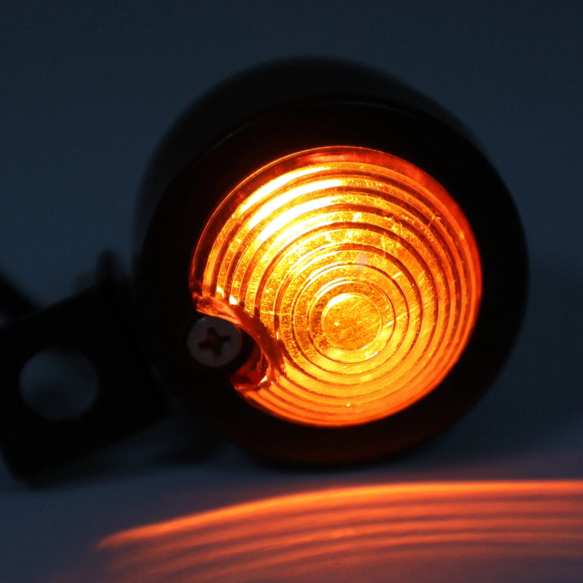 Universal Motorcycle Mini Turn Signal Light Pair (Vintage) - 2X