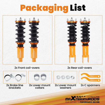 Lowering Coilovers - Adjustable Height for Honda Civic (1996-2000) EK
