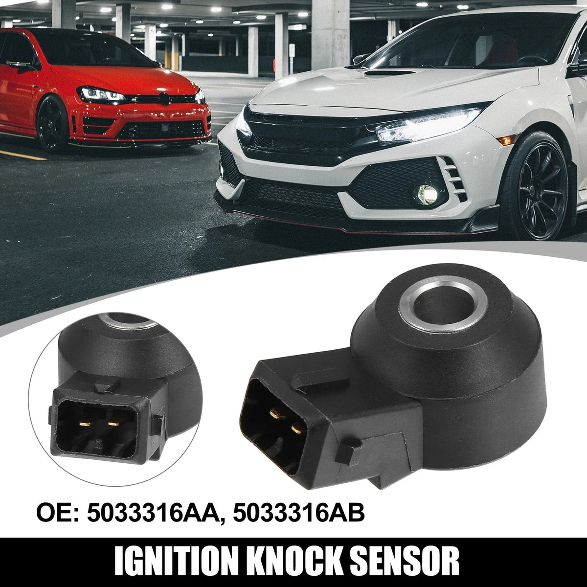 Ignition Knock Sensor 5033316AA for Ram 1500 5.7L (2003–2017)