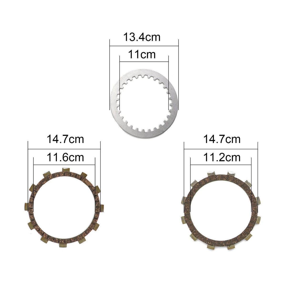 Clutch Kit for Yamaha TT600 XT400 XT500 XT600 SRX400 (1980–2000)