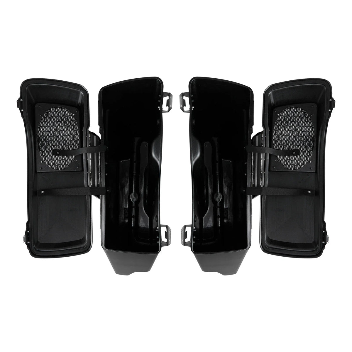 5" Stretched Speaker Lid Bracket for Harley Softail Saddlebags 1984-2017