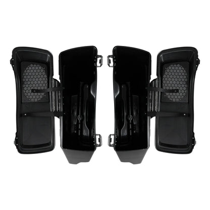 5" Stretched Speaker Lid Bracket for Harley Softail Saddlebags 1984-2017
