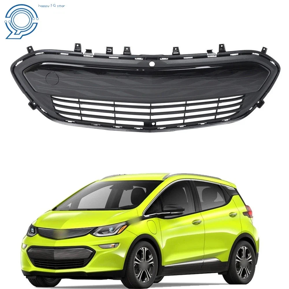 Front Bumper Lower Grille - Gloss Black for Chevrolet Bolt EV 2017-2019