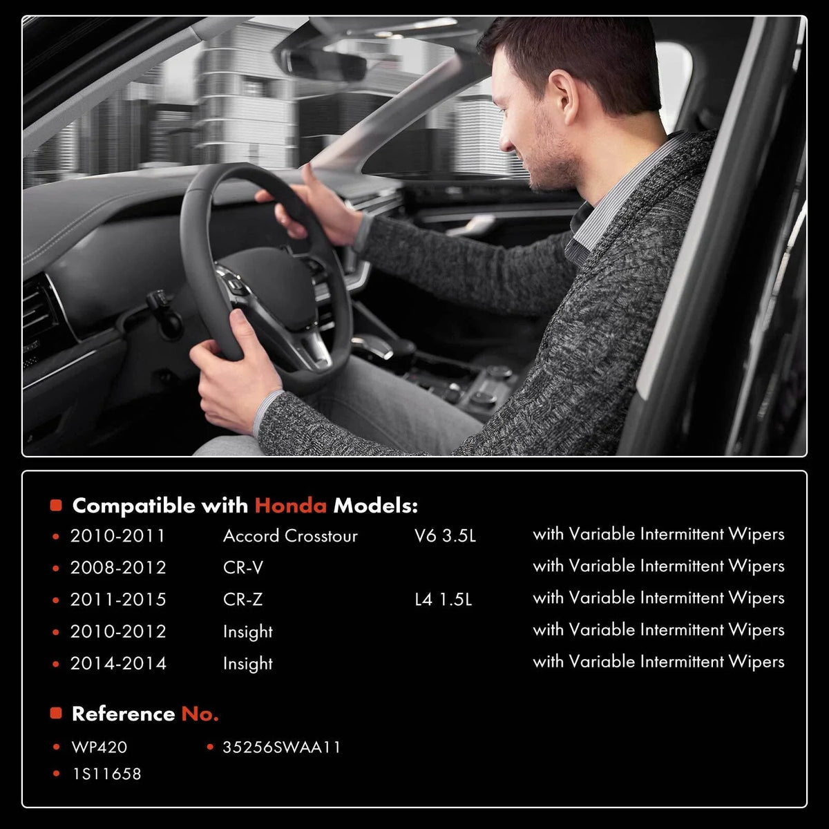 Windshield Wiper Switch for CR-V (2008-2012) & Insight (2010-2012)