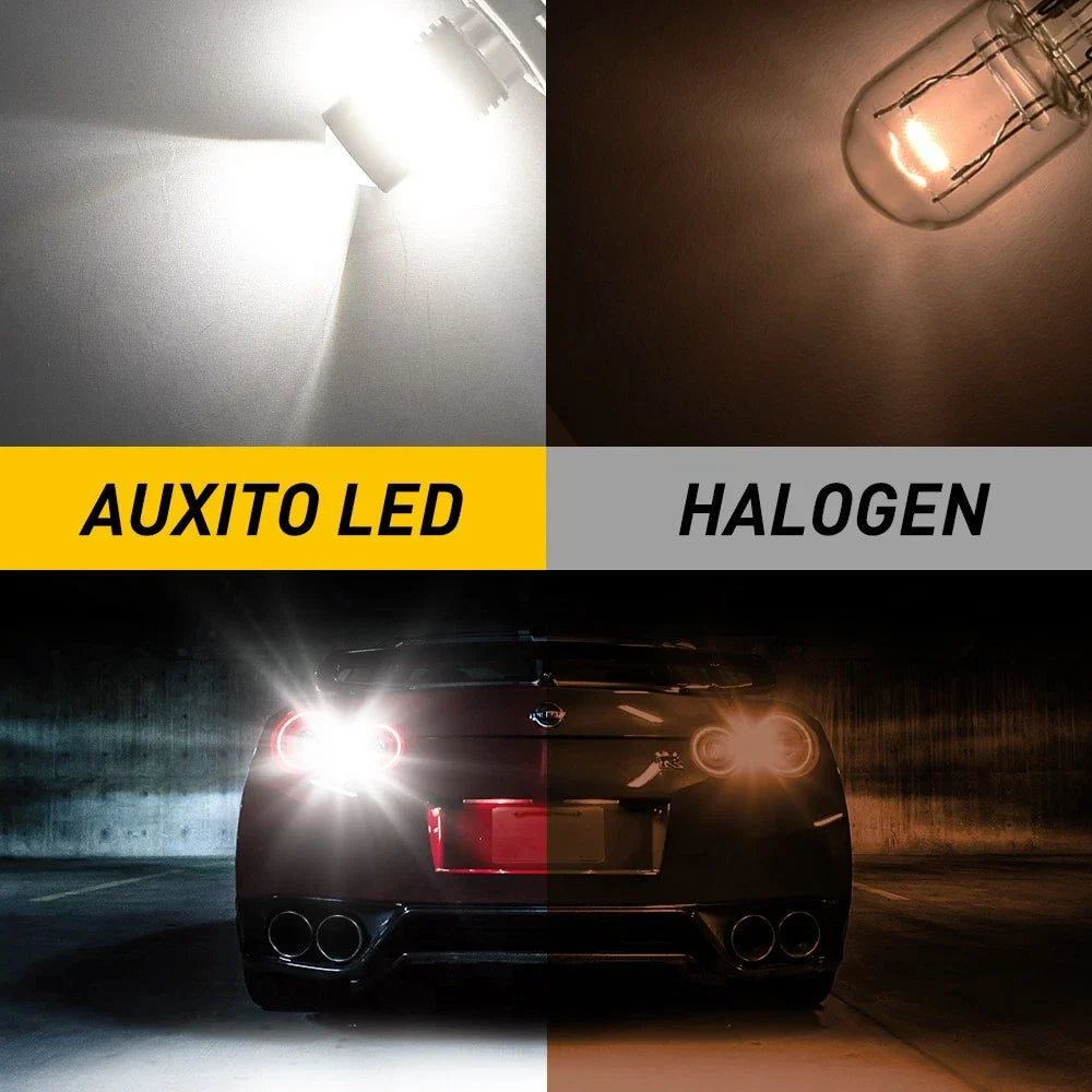 2X AUXITO 6000K LED Reverse Light Bulbs 7443 7444 for Toyota Hilux N70