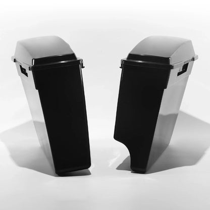 Extended Hard Saddlebags 2 Into 1 for Harley Touring (1993–2013)