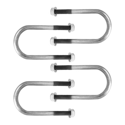 4-Piece U Bolt Kit for 2 Inch Axle Tube (6 Inch Long)