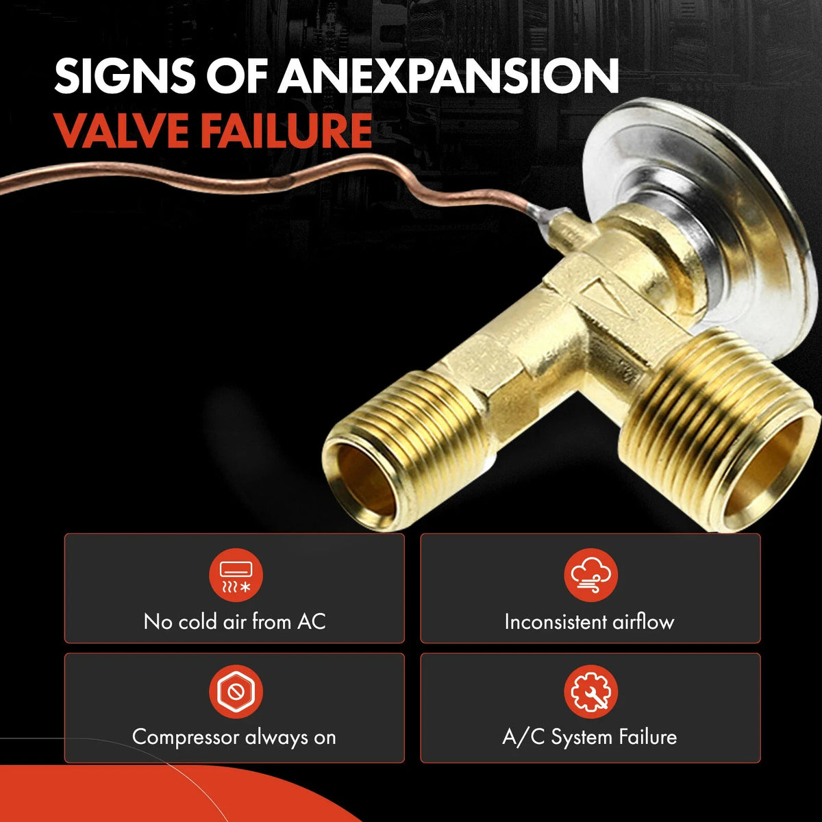 A/C Refrigerant Expansion Valve for Honda Civic Accord 1998-2000