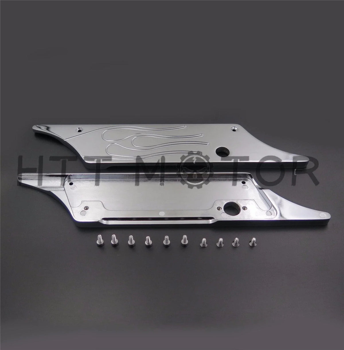 Chrome Billet Saddlebag Latch Cover for Harley Touring (1993–2013)