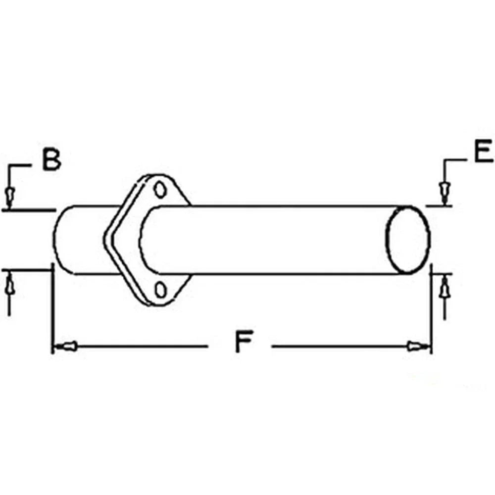 Exhaust Flange Adapter for John Deere 320 330 420 430 435 1010 440 (AT10523)