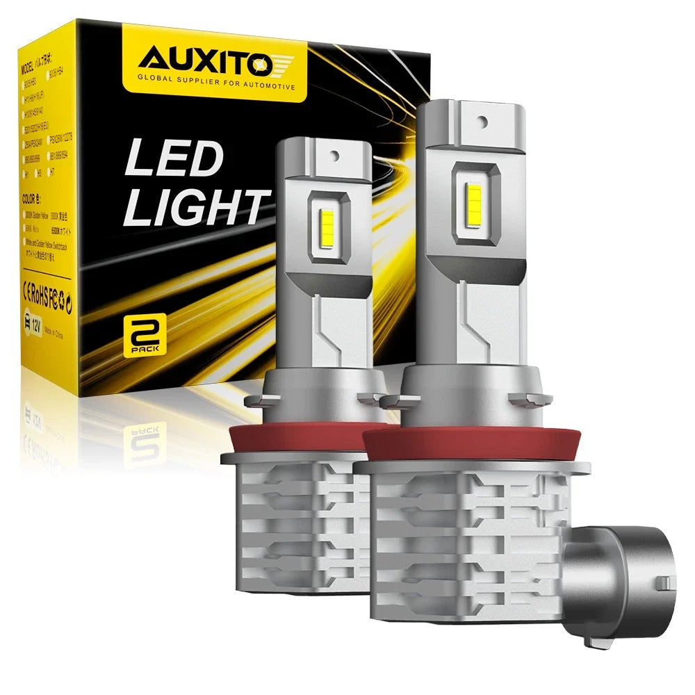 H11 H8 Low Beam LED Headlight Bulbs Canbus Kit 6500K - 2X Auxito