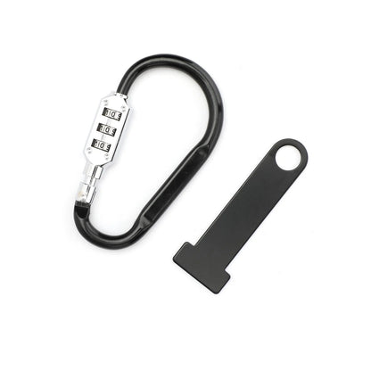Motorcycle Helmet Lock - Fits 1 1/2" Handle Bars Universally