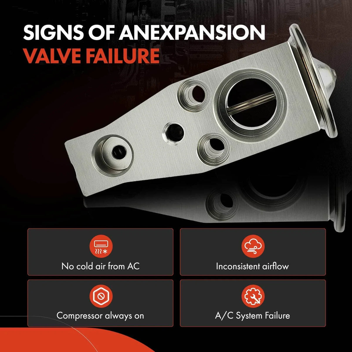 A/C Expansion Valve (2011-2019) for Nissan Sentra and Leaf