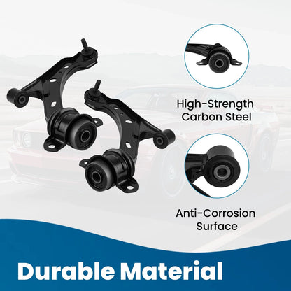 Lower Control Arm and Sway Bar Link Kit for 2005-2010 Ford Mustang 10PC