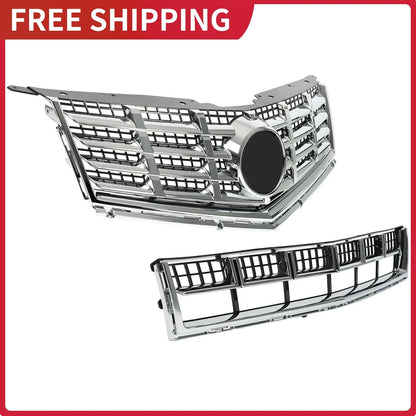 2Pcs Chrome Grille for Cadillac SRX (2013–2016)