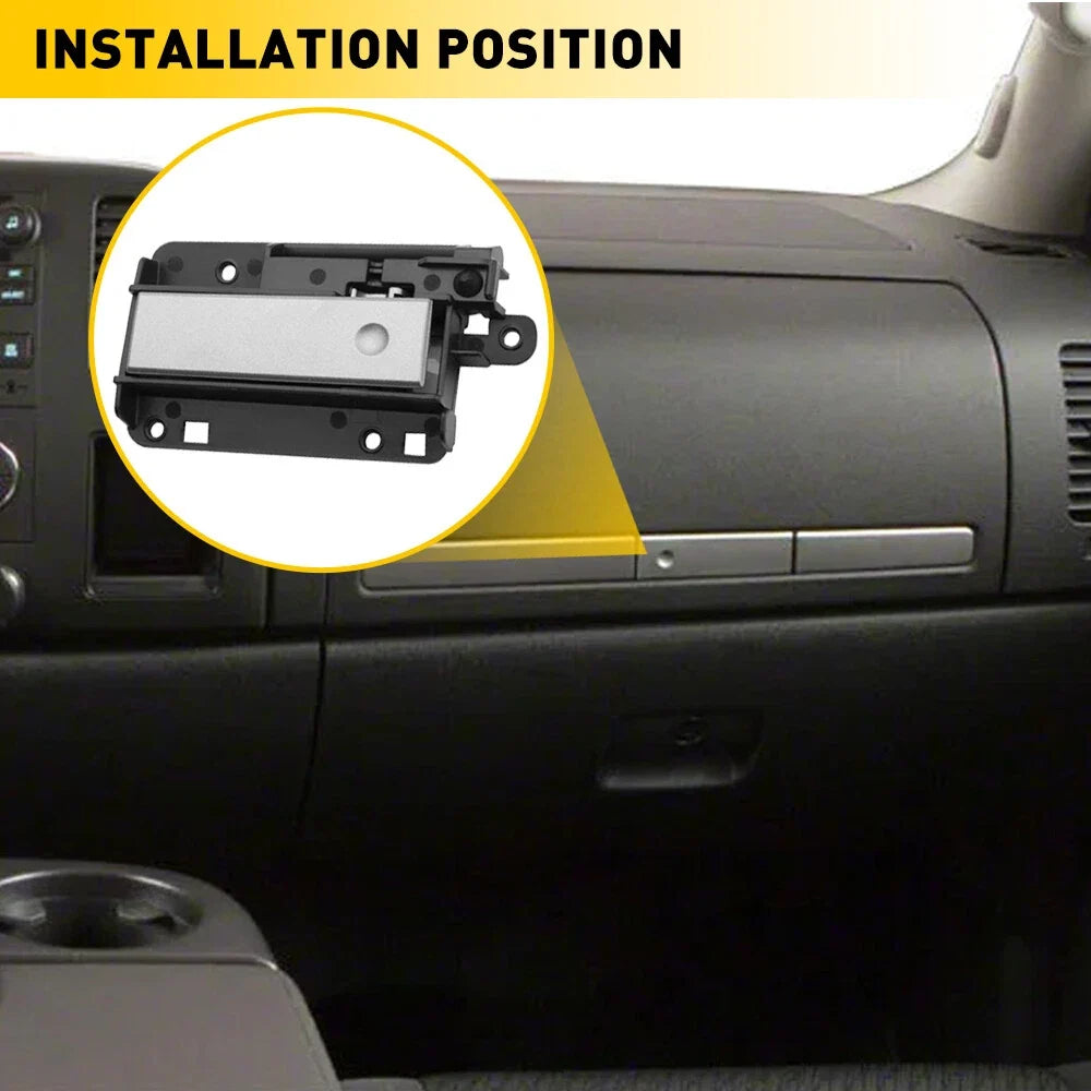 Door Latch Handle for Upper Glove Box - GMC Sierra 2500 HD 3500 HD 2008-2014