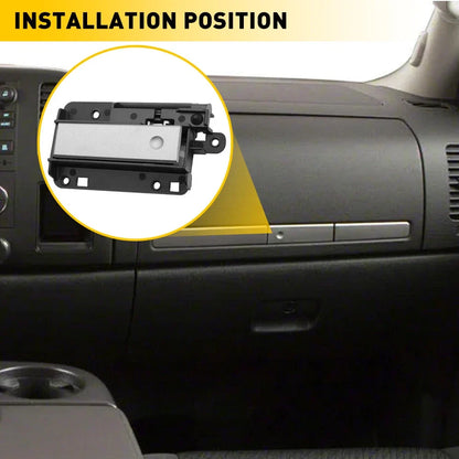 Door Latch Handle for Upper Glove Box - GMC Sierra 2500 HD 3500 HD 2008-2014