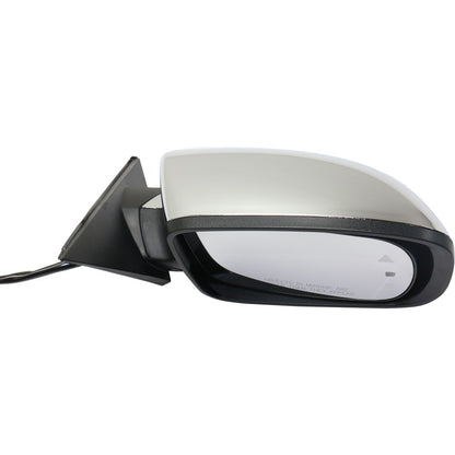 Manual Folding Heated Chrome Right Power Mirror for Chrysler 300 2011-2018