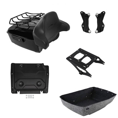 Backrest Rack Mount Plate Docking Kit for Harley Touring (2014-2026)
