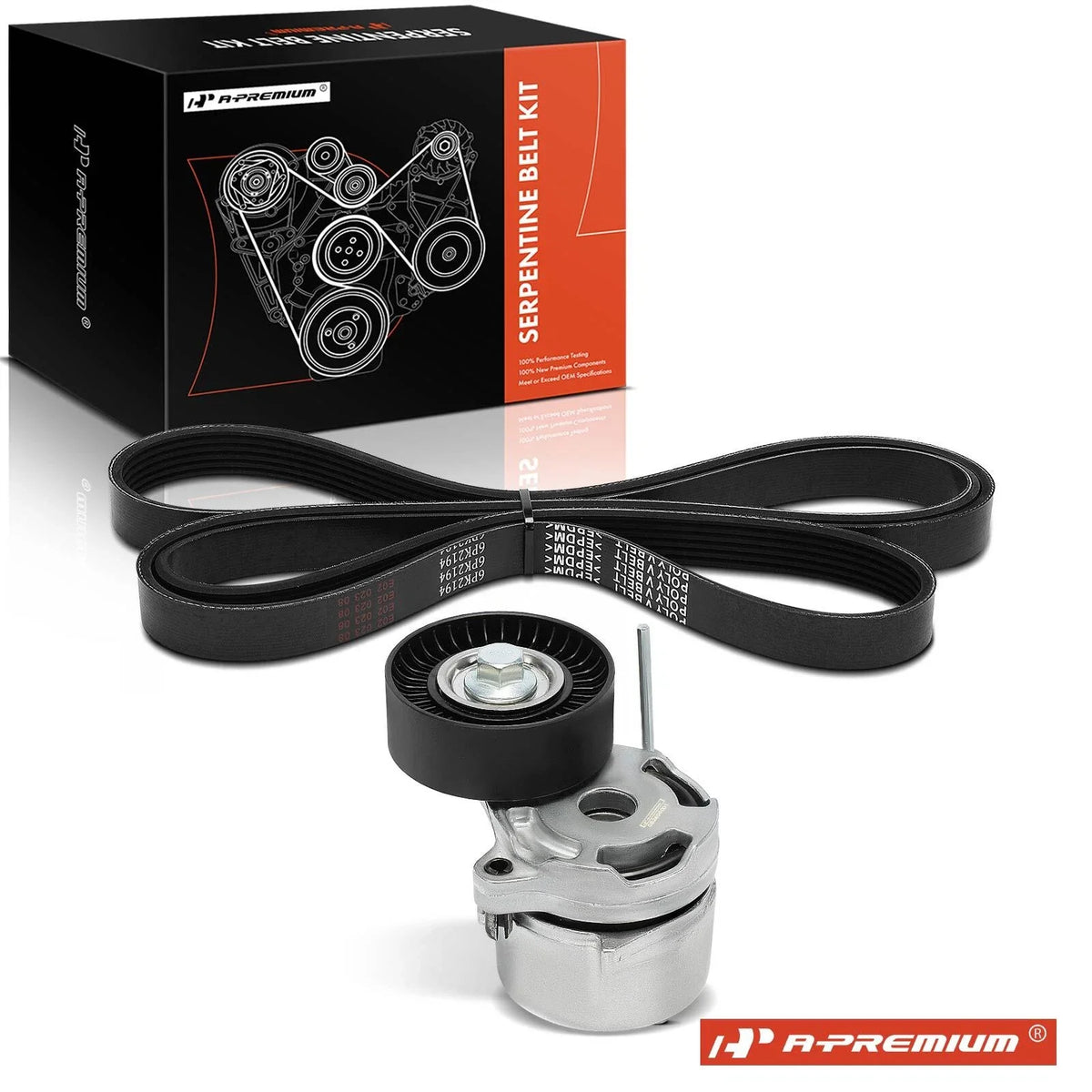 2X Serpentine Belt Drive Component Kit for Subaru Outback (2013–2014)