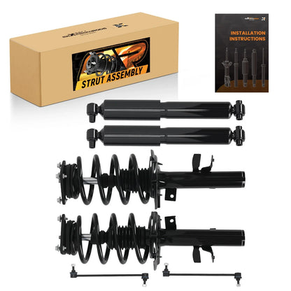 Complete Strut Set w/ Spring Sway Bar for Ford Transit Connect (2014-2018)