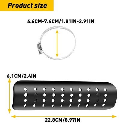 Exhaust Pipe Muffler Heat Shield Cover for Universal Motorcycle (All Years)