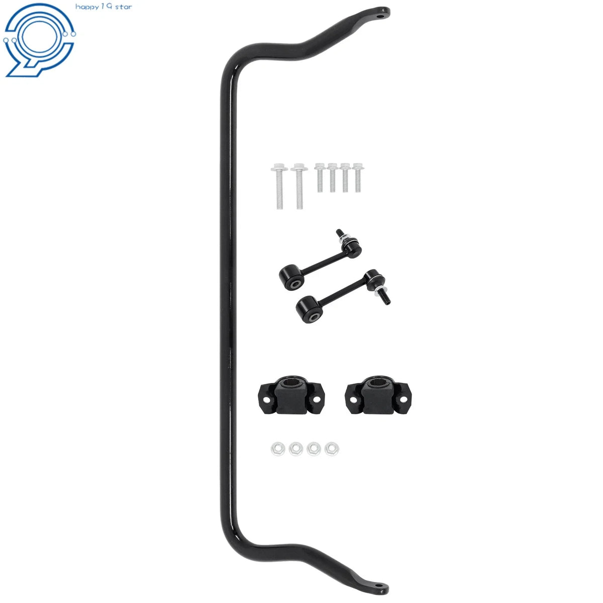 Front Suspension Sway Bar with Bushing Kit for Jeep Wrangler (2007–2017)