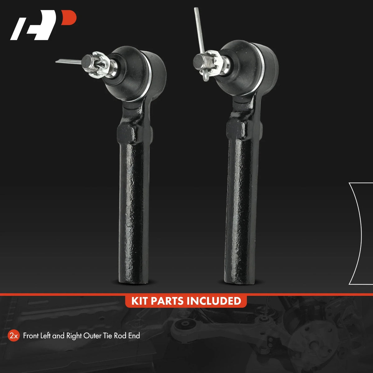 Front Outer Tie Rod Ends - 2 Piece Set for Honda CR-V 2007-2011