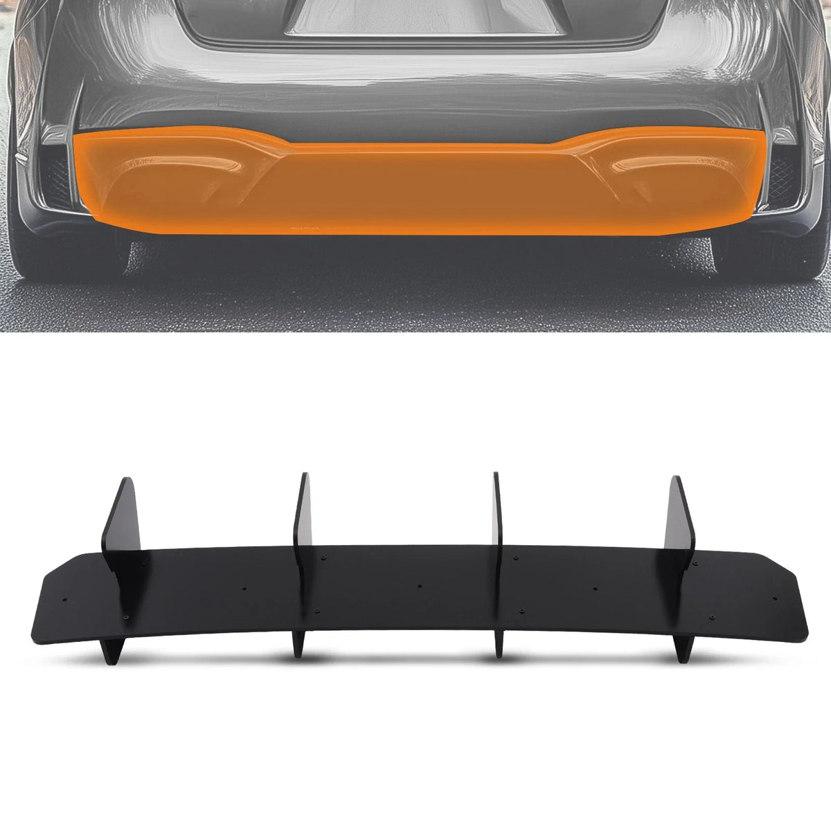Side Splitters & Rear Diffuser Kit for VW Golf MK7 GTI 2015-2021