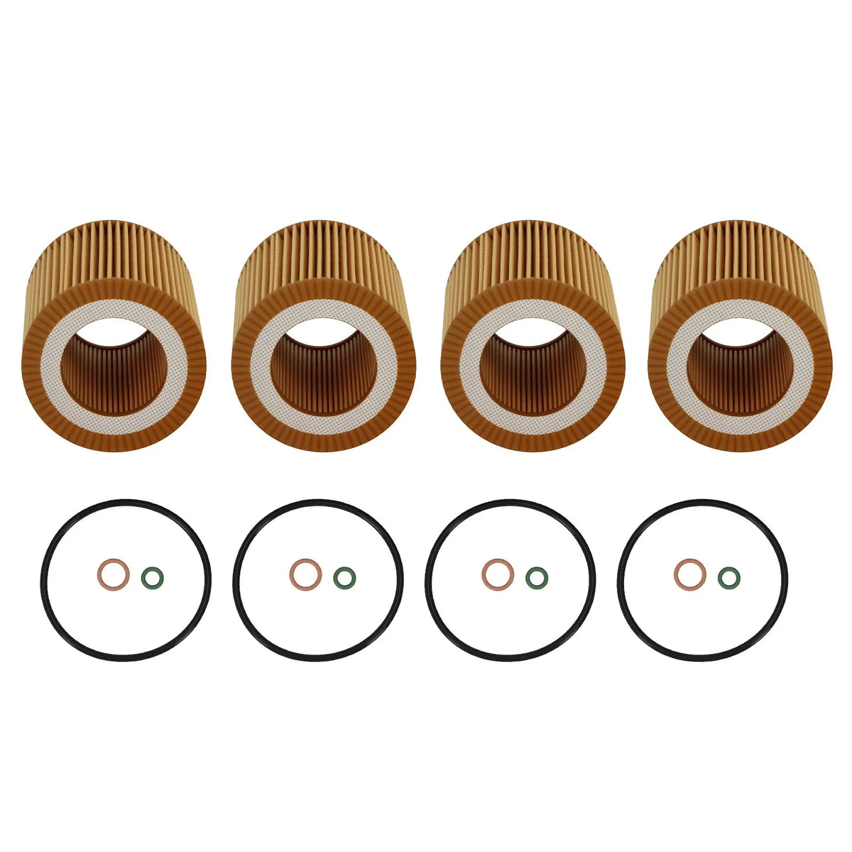 Set of 4 Oil Filters for 1998 BMW Z3 11427854049 CH10075