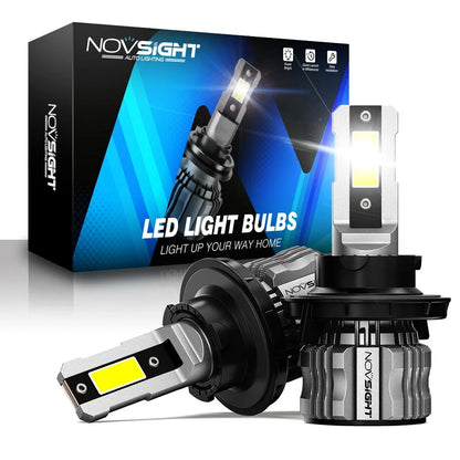 H13 9008 LED Headlight Conversion Bulbs Kit for NOVSIGHT (15000LM, 6500K)
