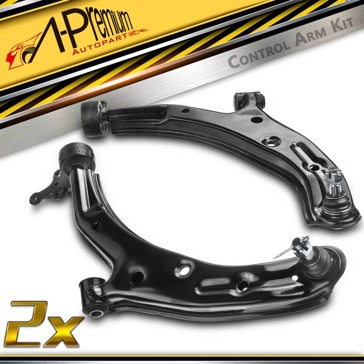 2X Front Lower Control Arm with Ball Joint for Nissan Sentra (2000–2006)
