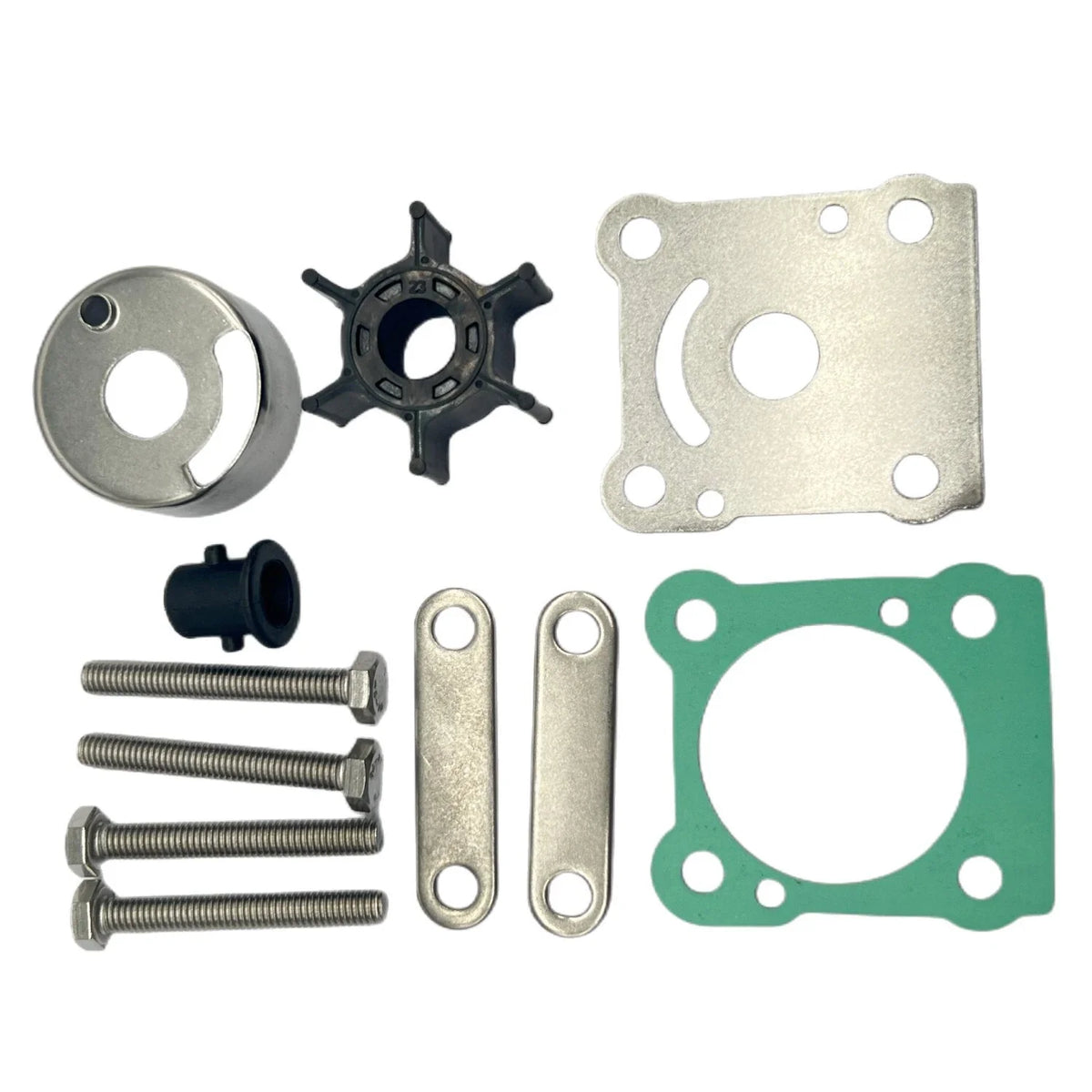 Water Pump Impeller Service Kit for Yamaha 2 Stroke 6-8 HP Outboard (6N0 6G1-W0078-00)