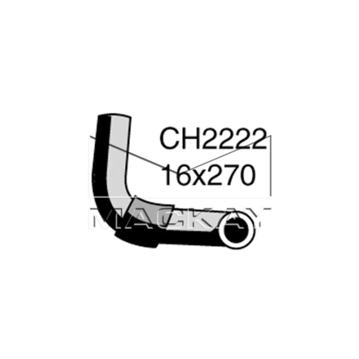 Heater Hose to Engine Water Outlet for 1997-2000 RAV4