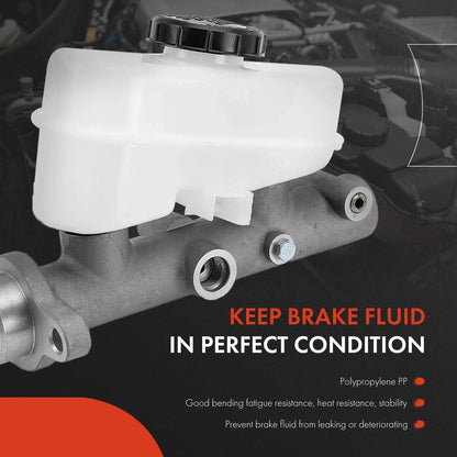 Master Cylinder Brake with Reservoir & Sensor for Ford Crown Victoria 1992-2011