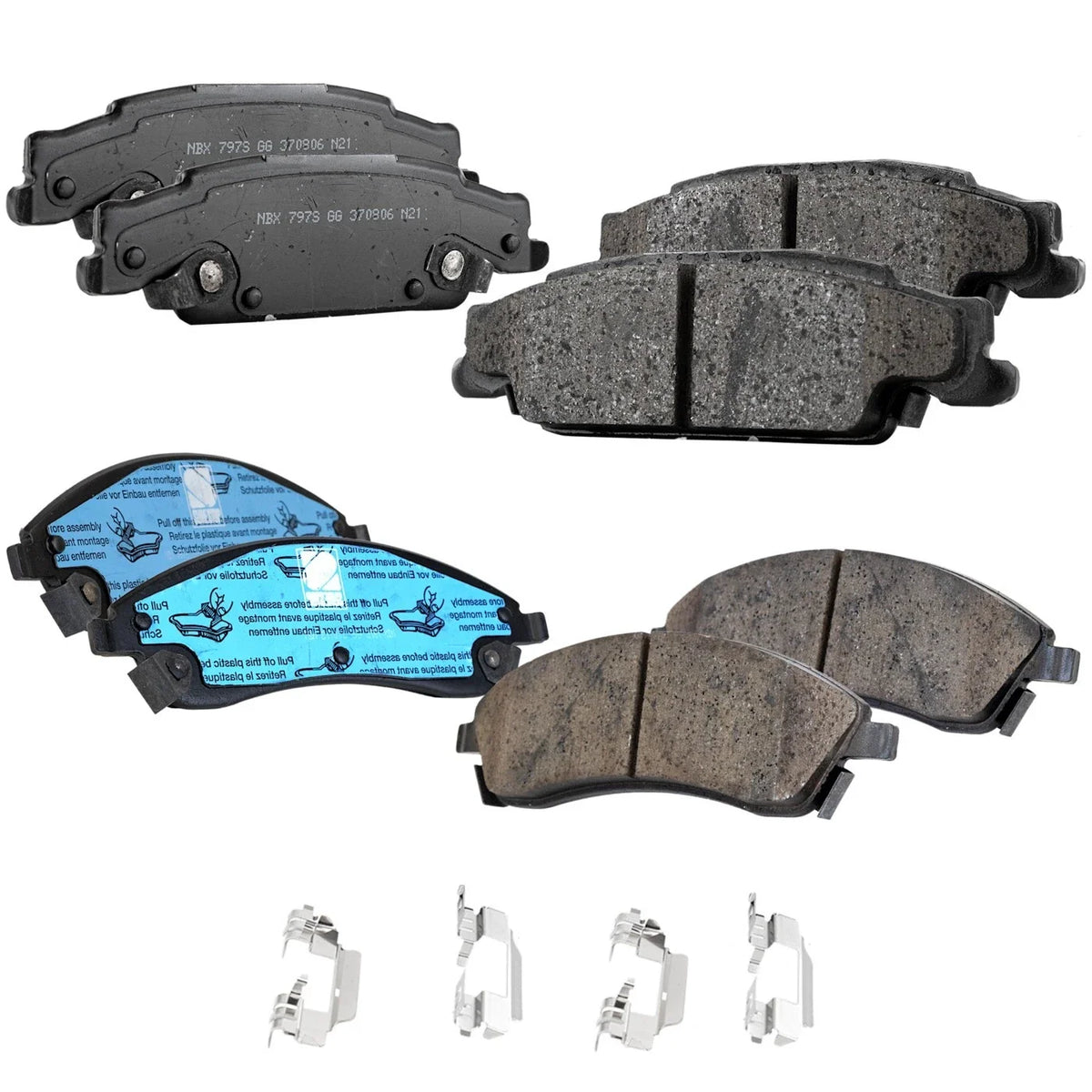 2005-2008 Brake Pad Set for Cadillac CTS and STS