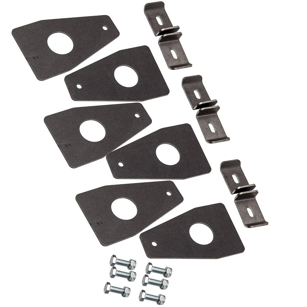 Set of 6 Roof Rack Gutter Mounting Brackets for Universal Fit