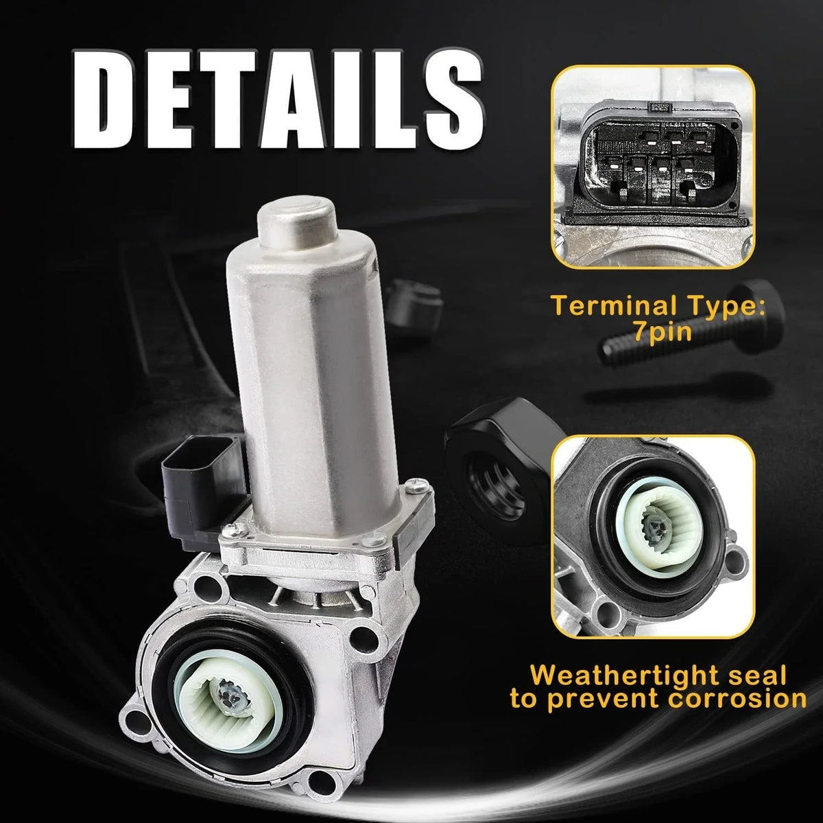 4WD Transfer Case Shift Actuator Motor with Sensor for BMW X3 X5 (2004–2010)