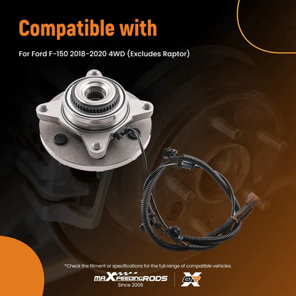 Wheel Bearing Hub Assembly Front Left for 2018-2020 Ford F-150 4WD