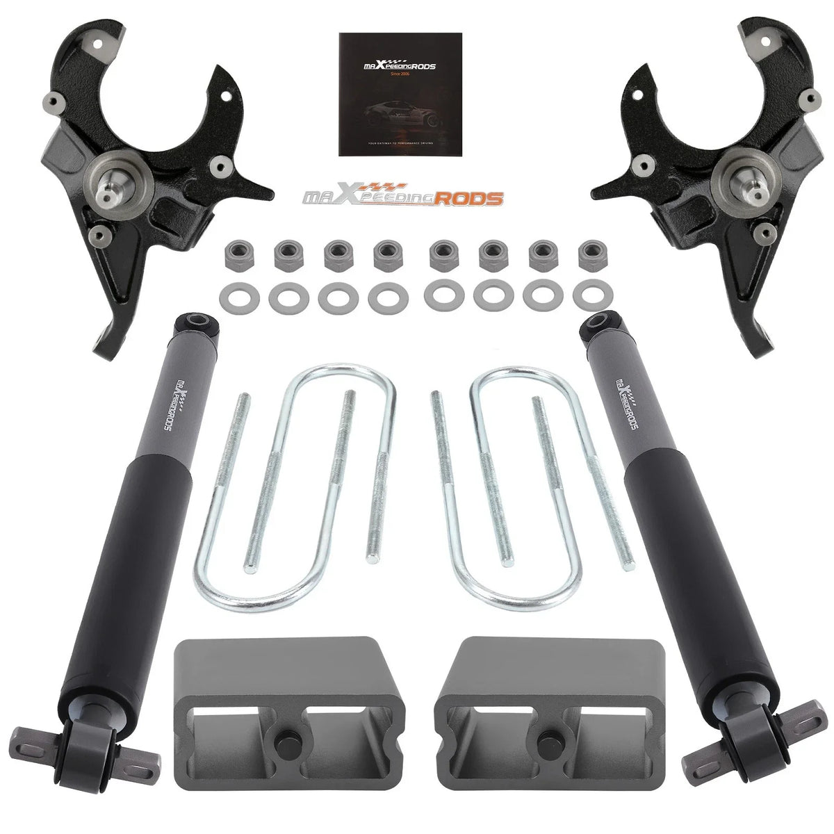 2" Front 4" Rear Drop Suspension Kit for Chevrolet S10 GMC Sonoma (1982–2004)