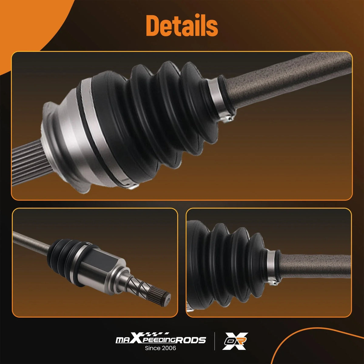 CV Axle Shaft Set for Subaru Crosstrek XV (2014–2016)