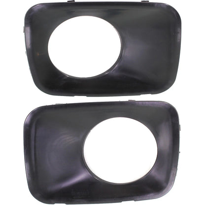 Fog Light Trim Set for Honda Pilot (2009–2011) - Left & Right, Primed Plastic