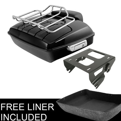 Trunk Backrest Black Chopped for Harley Road Glide 2014-On